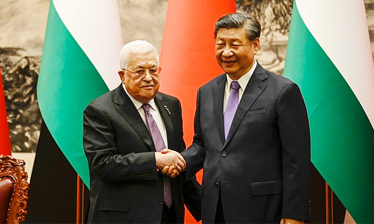 China supports Palestinian statehood