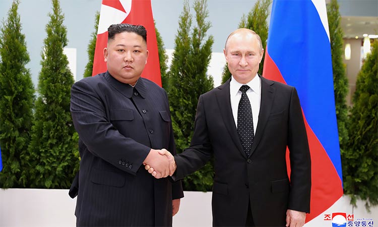 Putin, Kim Jong Un meeting