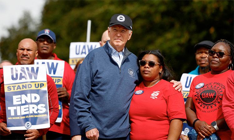 Joe Biden should not have joined UAW picket line