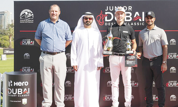 Kofod Olsen wins Junior Dubai Desert Classic