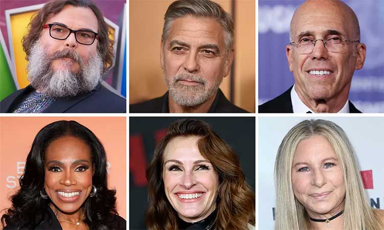 Hollywood stars hit the road to push vote for Harris