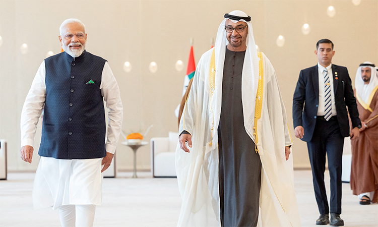 UAE, India issue joint statement on visit of Modi