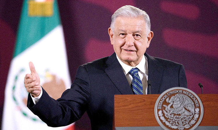 Hats and T-shirts reflect López Obrador’s strong presence