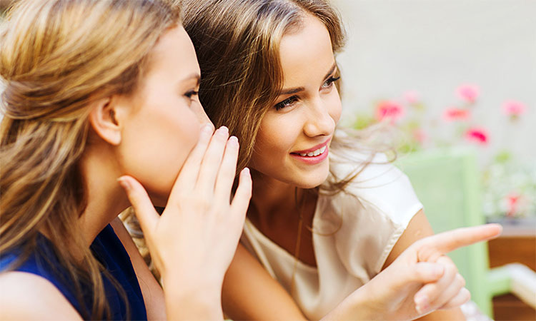 Is gossiping only confined to females?