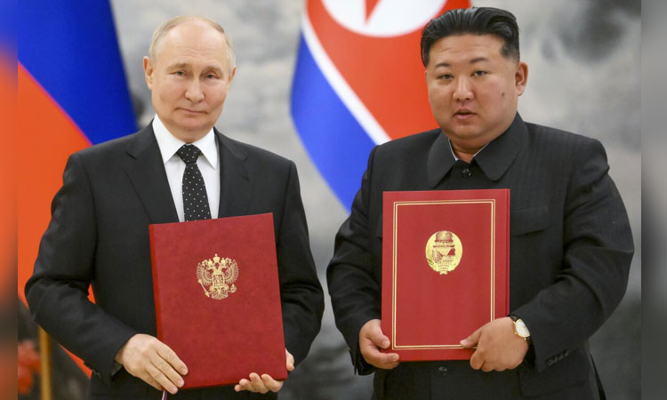 Russia and North Korea military pact