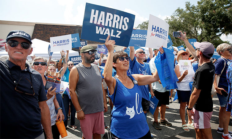 How supertroll Harris has benefitted Trump’s weak spot