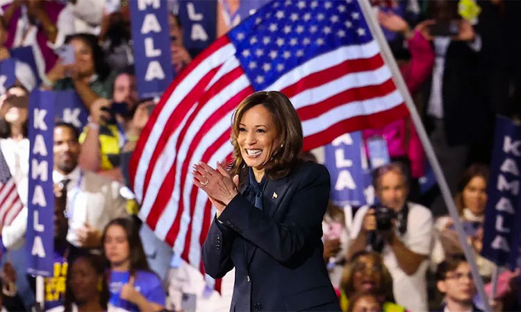 Kamala Harris speaks to crowd in North Las Vegas