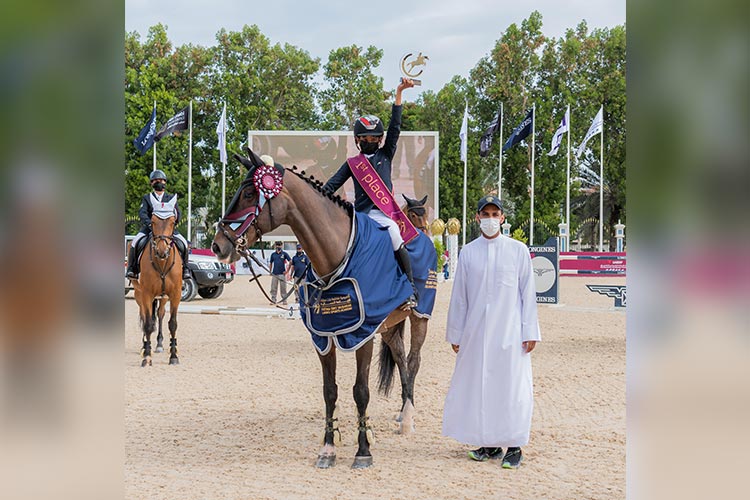 Emirati riders dominate second day of FBMA International Show Jumping Cup