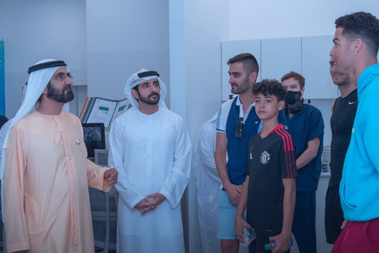 Ronaldo meets Sheikh Mohammed, Sheikh Hamdan in Dubai, to attend panel discussion at Expo 