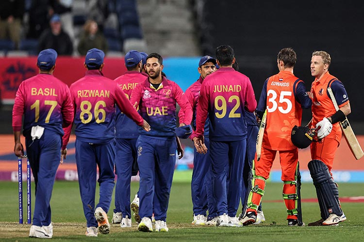 UAE lose to Netherlands in low-scoring T20 World Cup thriller