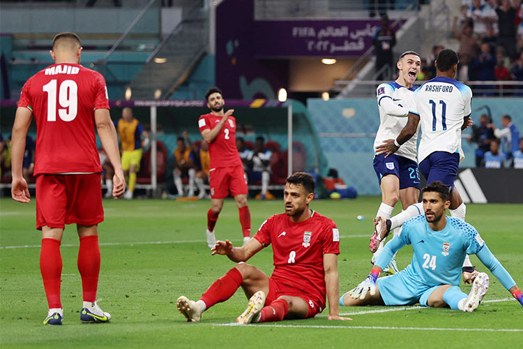 England thrash Iran 6-2 to open World Cup campaign