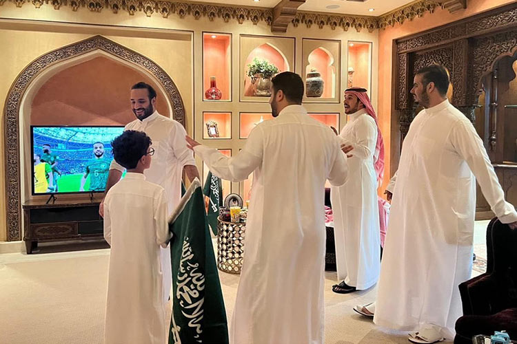 Saudi Crown Prince celebrates Kingdom's victory over Argentina