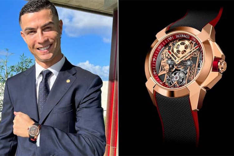 Ronaldo watch dial triggers speculations about his next move