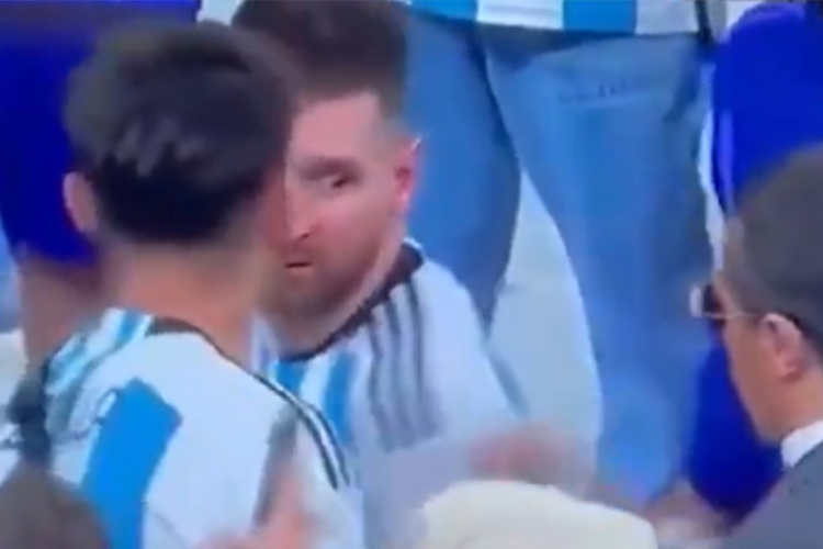 Messi snubs Salt Bae as chef was seen bizarrely intruding upon his World Cup celebrations 