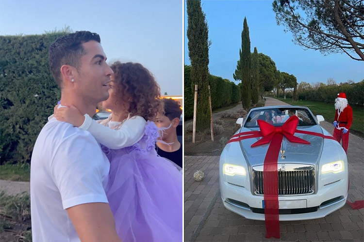 Ronaldo gets convertible Rolls-Royce as Christmas gift from partner Georgina Rodriguez