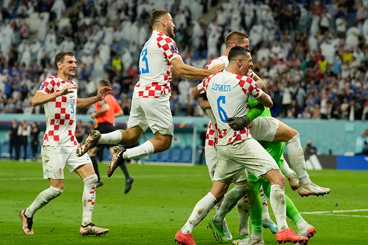  Croatia beats Japan 3-1 in penalty shootout at World Cup 