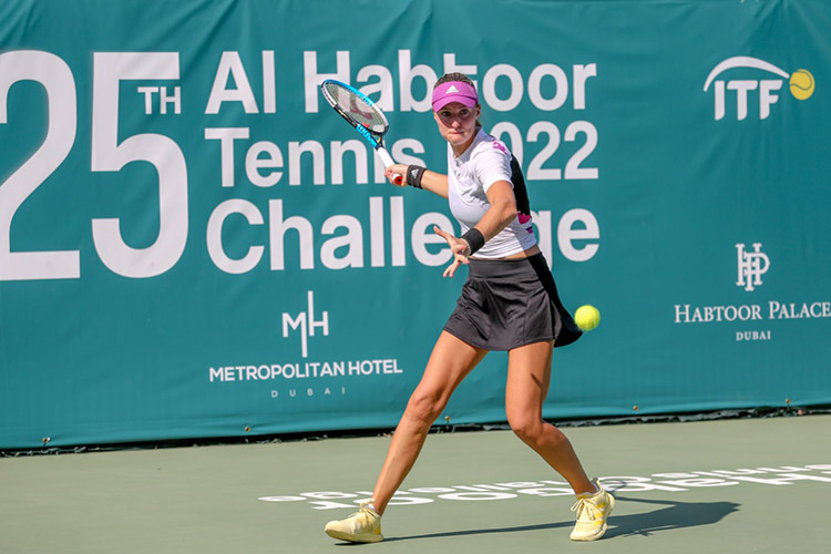 Mladenovic moves ahead at 25th edition  of Al Habtoor Tennis Challenge