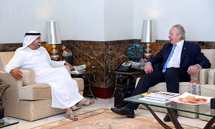 World Rugby delegation meets Sheikh Ahmed at Emirates Group headquarters