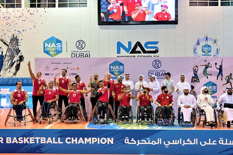 VIDEO: Khorfakkan Club for the Disabled win wheelchair basketball title; Spartan NAS Night Challenge ends on high note