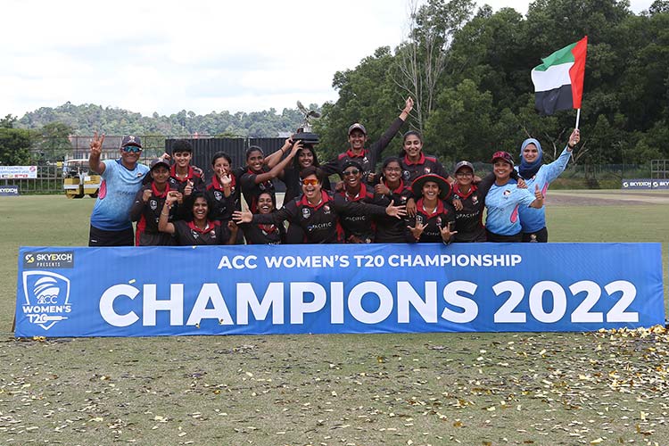 UAE beat Malaysia by five wickets to win ACC Women’s T20 Championship title