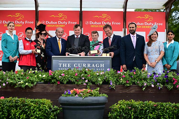 Beckett’s Westover wins Dubai Duty Free Irish Derby at Curragh