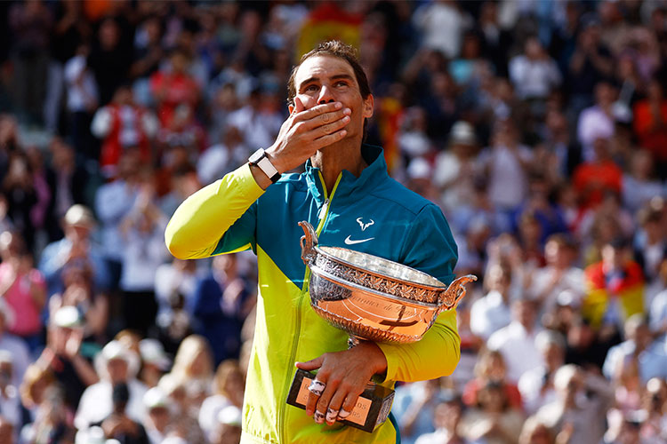 Nadal wins 14th French Open and record-extending 22nd Grand Slam