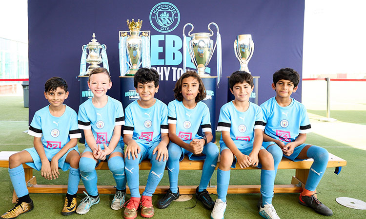 Fans attend City’s treble trophy tour in AD