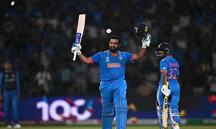 Rohit's century helps India beat Afghanistan by 8 wickets at Cricket World Cup