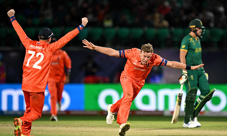 Netherlands defeat mighty South Africa by 38 runs at  World Cup