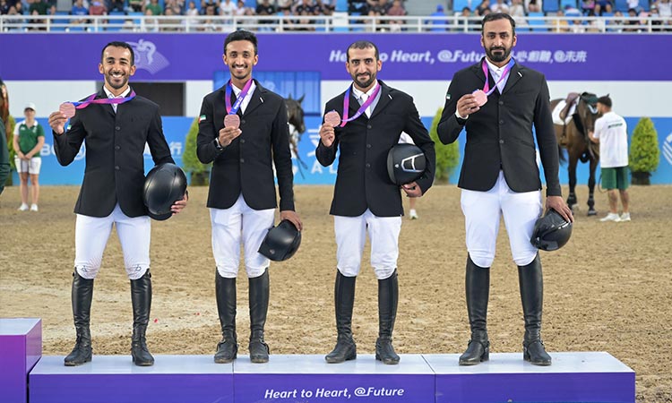 UAE show jumping team clinch bronze at 19th Asian Games