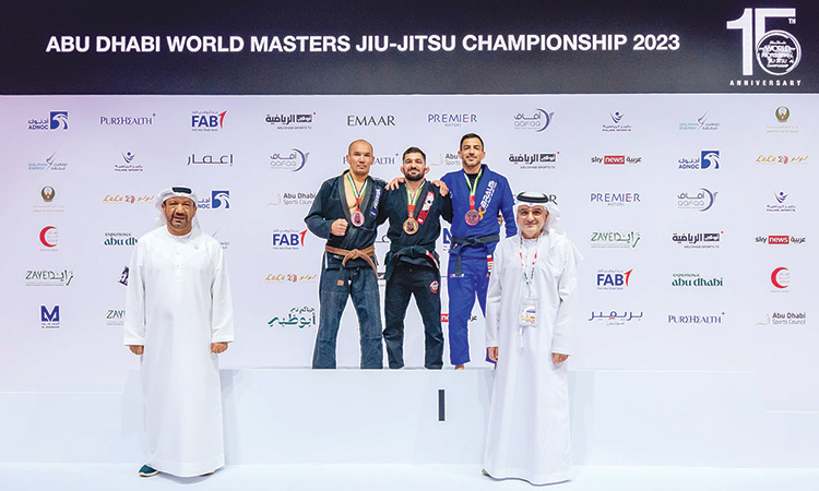 Commando Group top Masters  division at Abu Dhabi World Pro