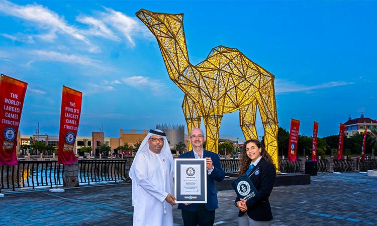 The largest LED illuminated camel in the world comes to Dubai Parks and Resorts