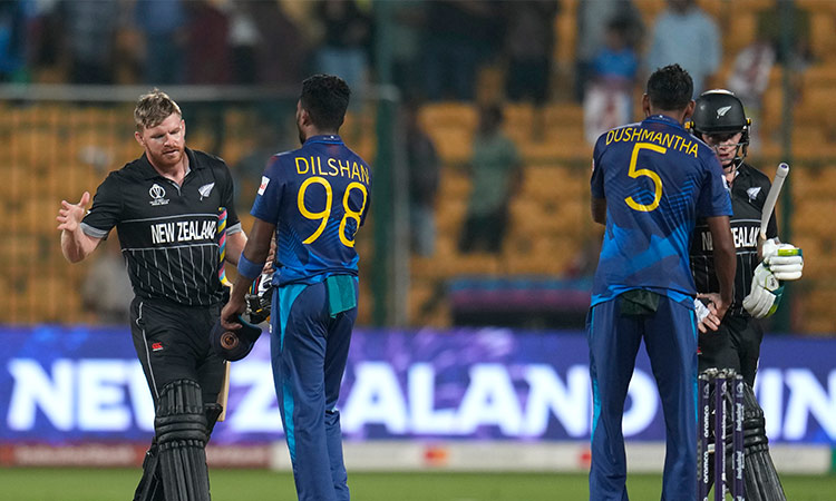 New Zealand edge closer to semifinal with clinical win over Sri Lanka at Cricket World Cup 