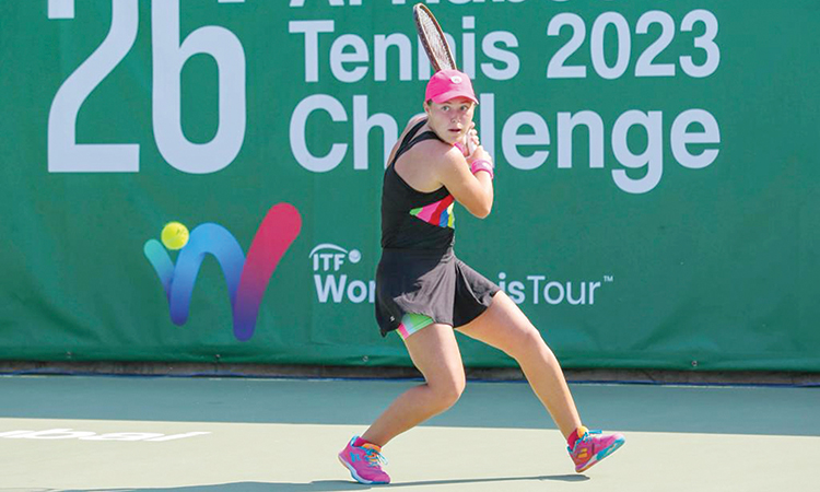 Zaytseva sends Babos packing   from Al Habtoor Tennis Challenge