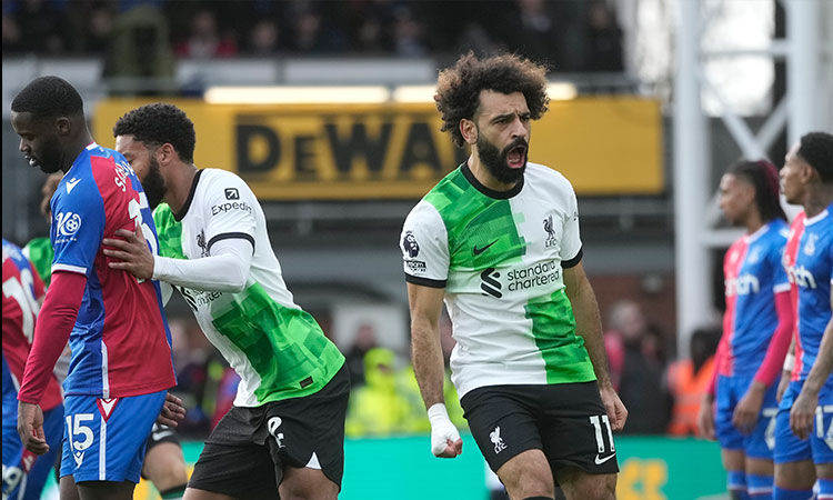 Salah's 200th Liverpool goal inspires fightback to beat Palace