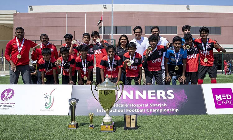 GEMS Millennium School Sharjah win Interschool Football Championship