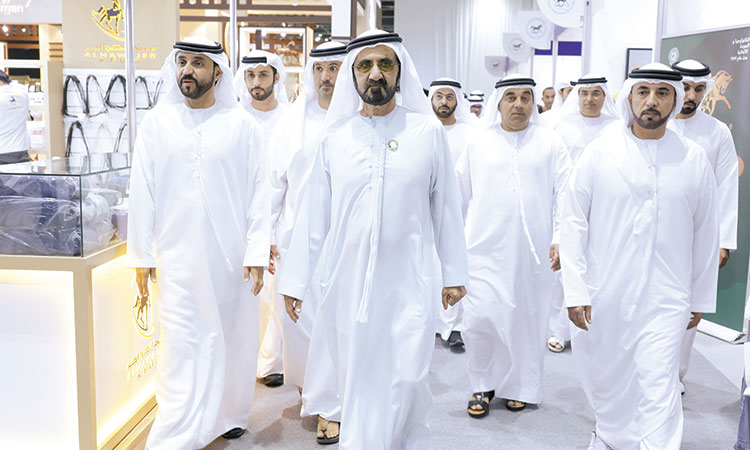 VP attends Dubai International Arabian Horse Championship