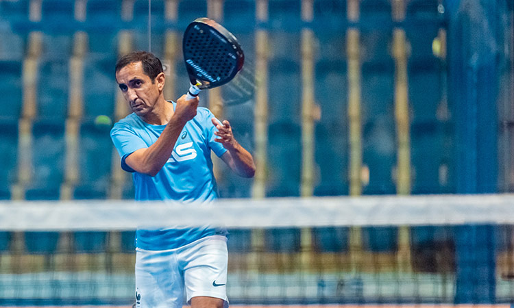 Sheikh Saeed, Moradi reach quarters of padel competition at NAS Sports Tournament