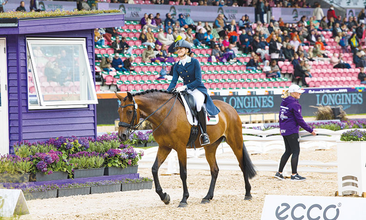 Palestinian rider Diana vows to make  dressage popular in the Arab world