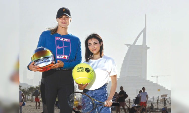 Dubai’s amazing   facilities and   unique charm   leave tennis   stars smitten