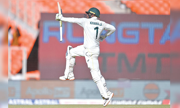 Khawaja’s ‘very special’ ton  stamps Oz Day 1 dominance