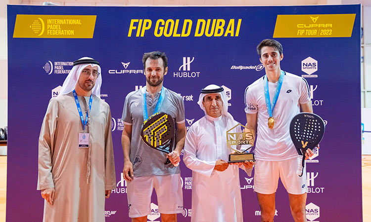 VIDEO: Sheikh Saeed crowns winners of  first International Padel Federation Gold event 