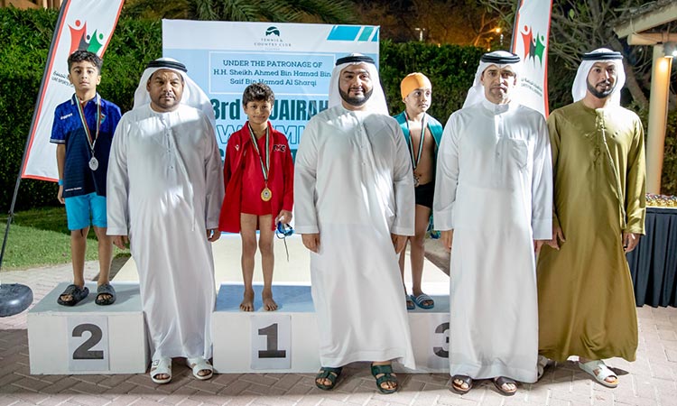 Sheikh Ahmed crowns winners of third Fujairah Open Swimming Championship