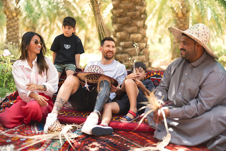 PSG star Lionel Messi enjoys holiday with family in Riyadh