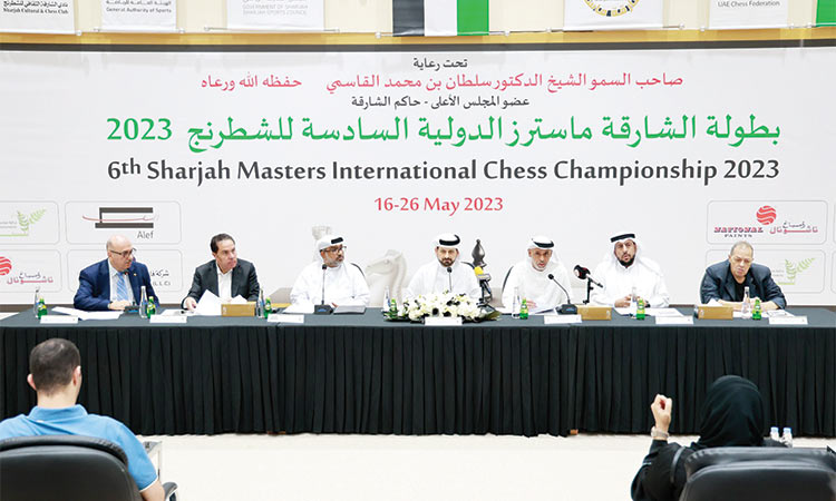 6th Sharjah Masters International   Chess Championship begins today