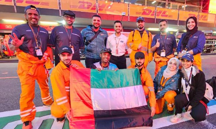 EMSO volunteers bring their expertise to the Azerbaijan Grand Prix