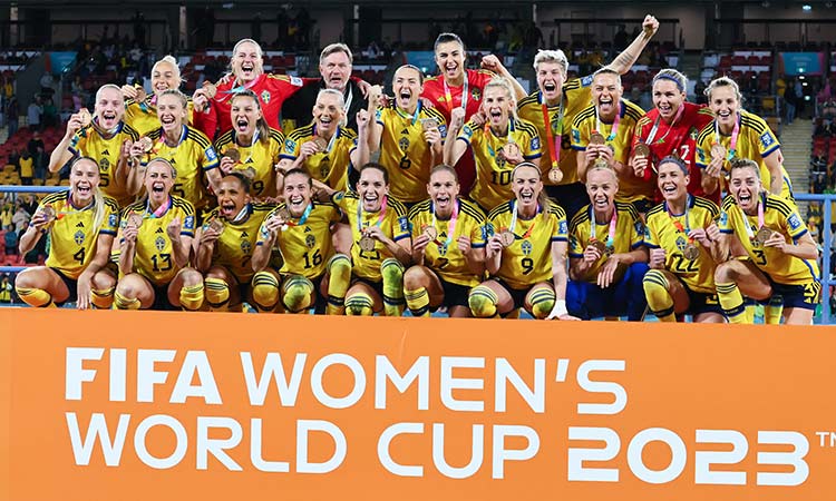 Sweden beat Australia 2-0 to win another bronze medal at the Women's World Cup