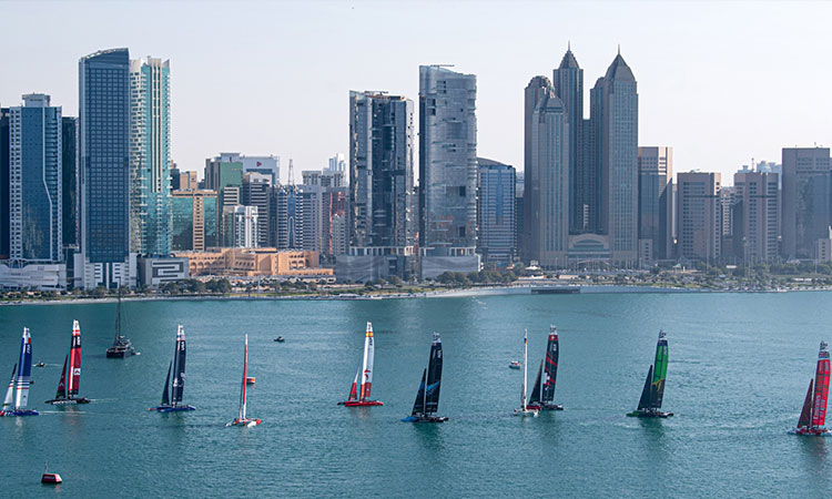 Team Spain take lead on Day 1 of inaugural Abu Dhabi Sail Grand Prix