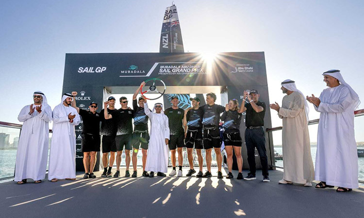 New Zealand crowned winners at sell-out, debut Abu Dhabi SailGP event