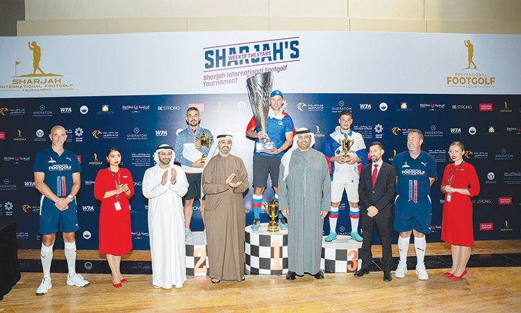 Serbian ‘Nemec’ wins title of Sharjah  International Footgolf Tournament